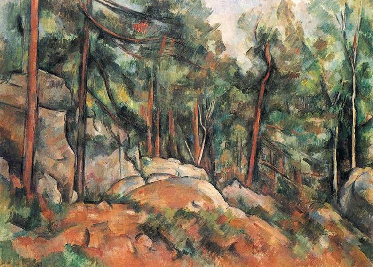 Paul Cezanne Im Wald oil painting picture